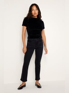Good American High-Rise Black Women's Jeans Size 10/30